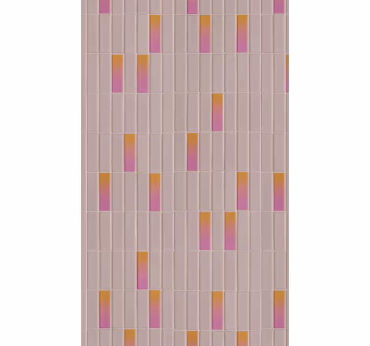 Persiana enrollable textura patrón rosa degradado - TenVinilo