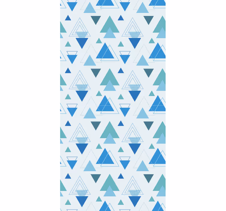 Persiana enrollable moderno con diseño triangular - TenVinilo