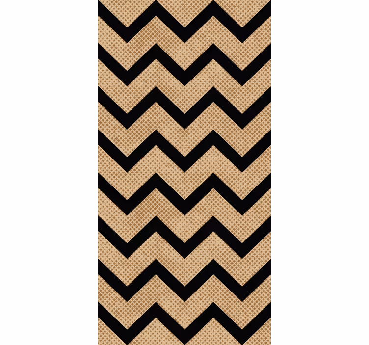 Persiana enrollable textura con diseño de chevron - TenVinilo
