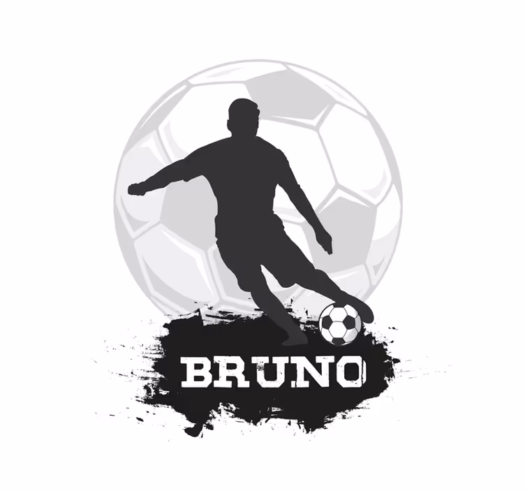 Persiana enrollable fútbol balón de fútbol personalizable - TenVinilo