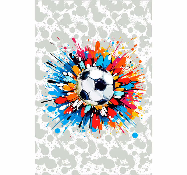 Persiana enrollable fútbol explosión - TenVinilo