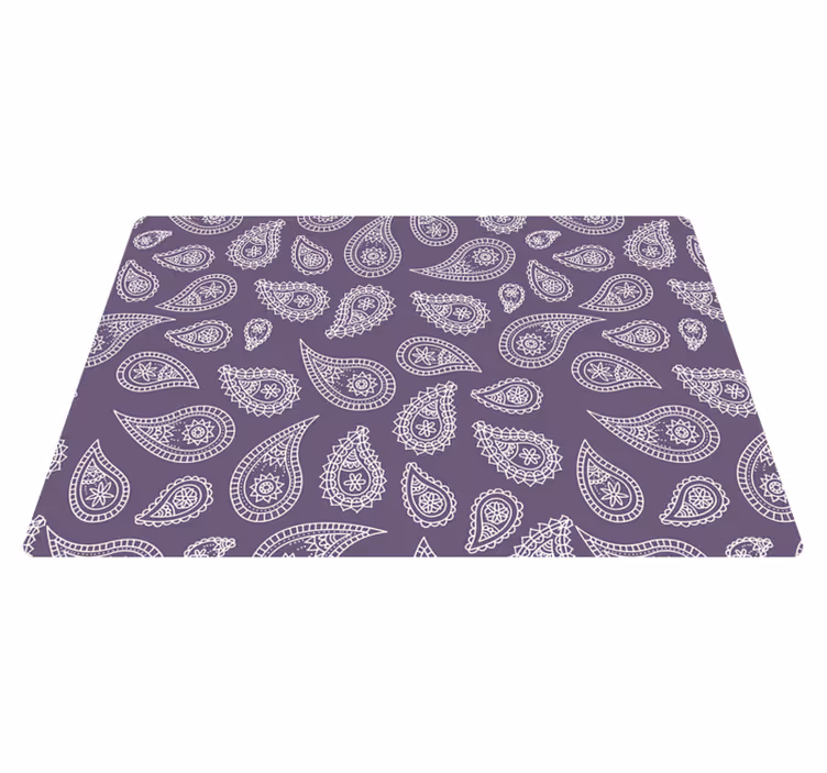 Individual mesa original con superficie de paisley - TenVinilo