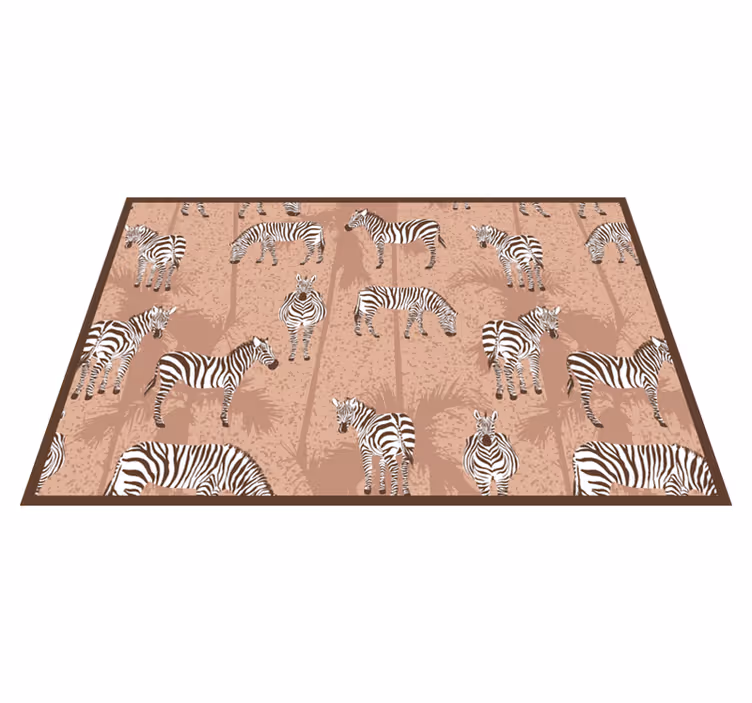 Individual mesa original estilo de zebra - TenVinilo