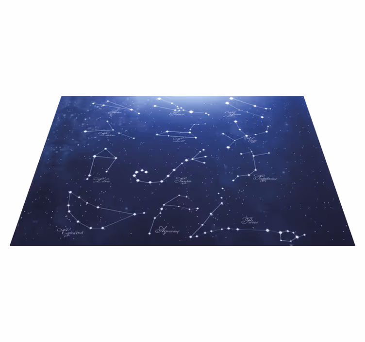 Individual mesa frases mapa estelar de constelaciones - TenVinilo
