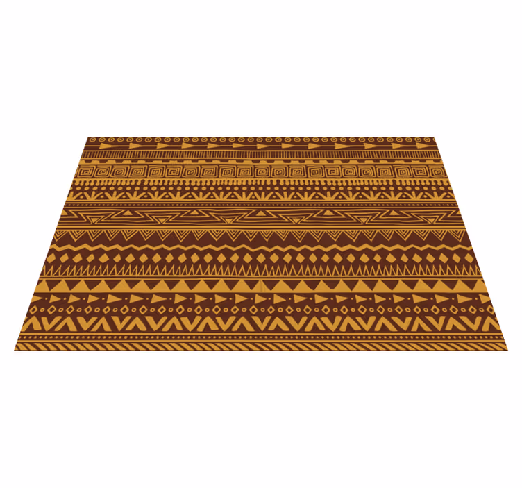 Individual mesa patrón geométrico tribal - TenVinilo