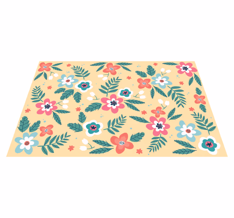 Mantel individual original Flor retro - TenVinilo
