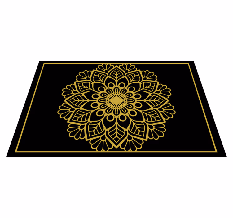Individual de mesa elegante componente botánico gracioso - TenVinilo