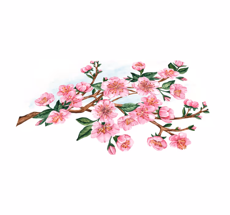Individual mesa original cuenco floral elegante - TenVinilo