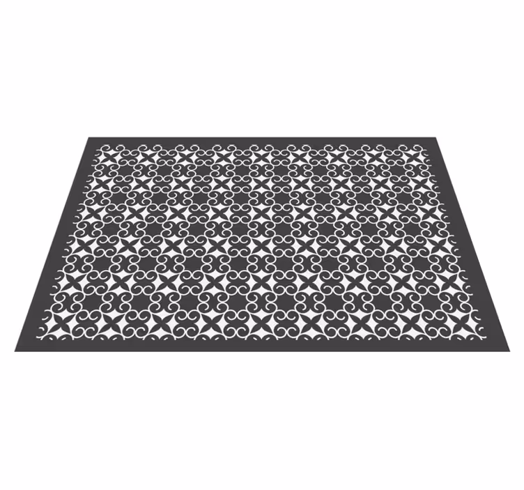 Individual mesa patrón alfombra elegante con diseño - TenVinilo