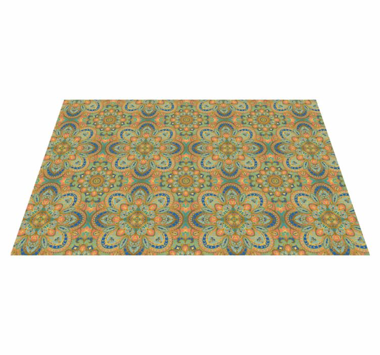Individual mesa original arreglo floral elaborado - TenVinilo