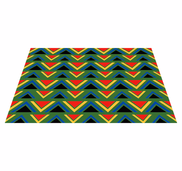 Mantel individual patrón Colorido tribal africano - TenVinilo