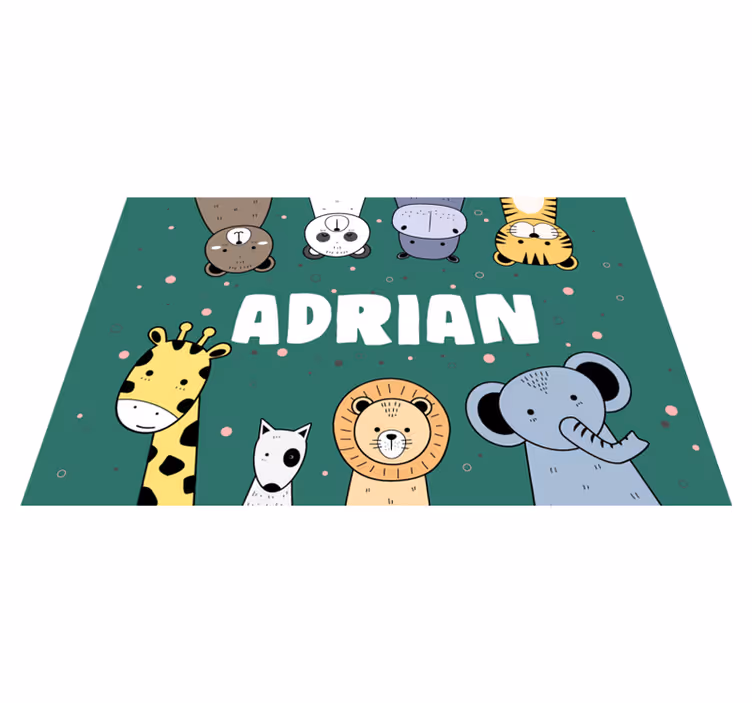 Mantel personalizable con dibujos de animales - TenVinilo