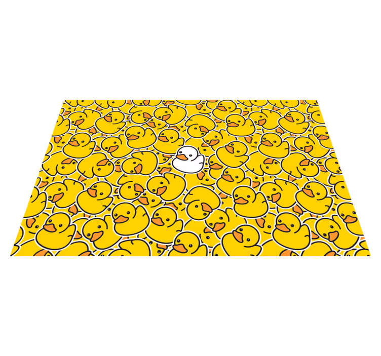 Individual mesa infantil patrón de patitos - TenVinilo