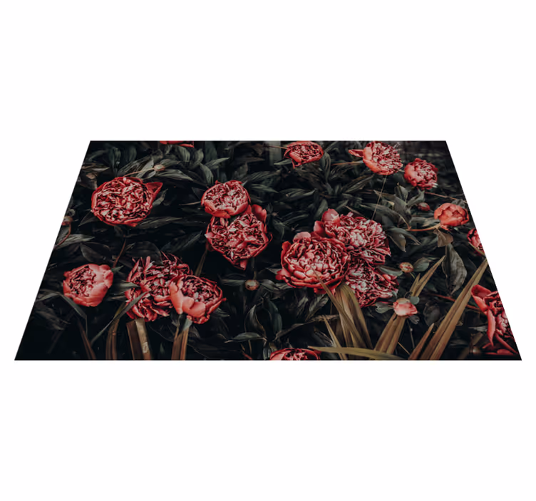 Mantel individual original Las flores mas originales - TenVinilo