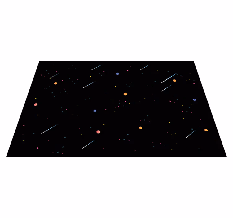 Individual mesa infantil comida temática del espacio - TenVinilo