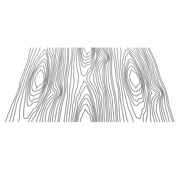 Mantel individual original Textura arbol blanco y negro - TenVinilo