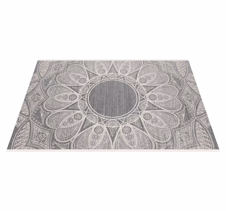 Individual mesa patrón mandalas intrincadas - TenVinilo
