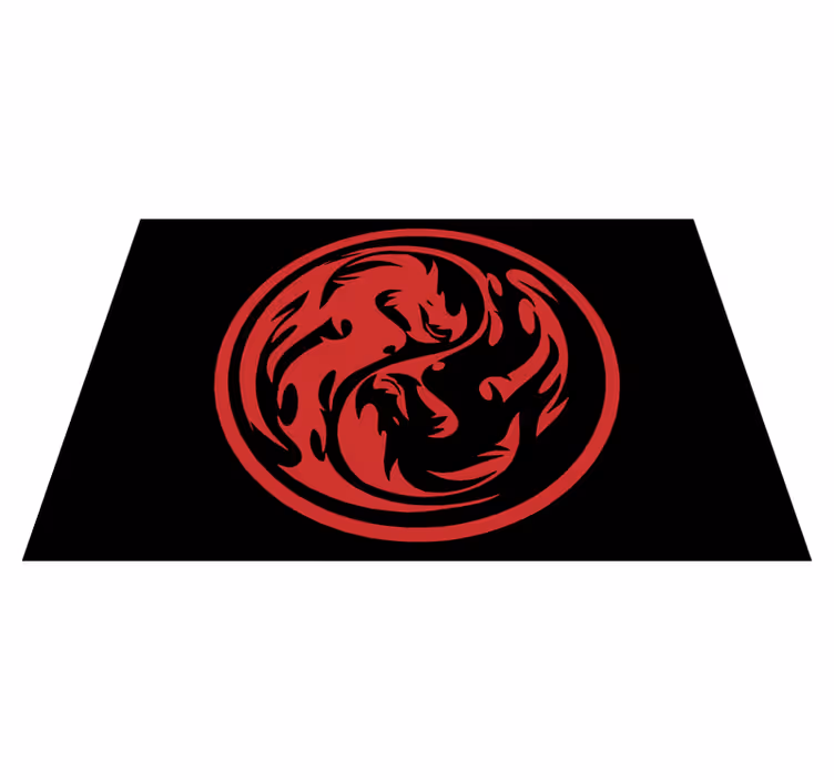 Individual mesa original motivo emblema dragón - TenVinilo