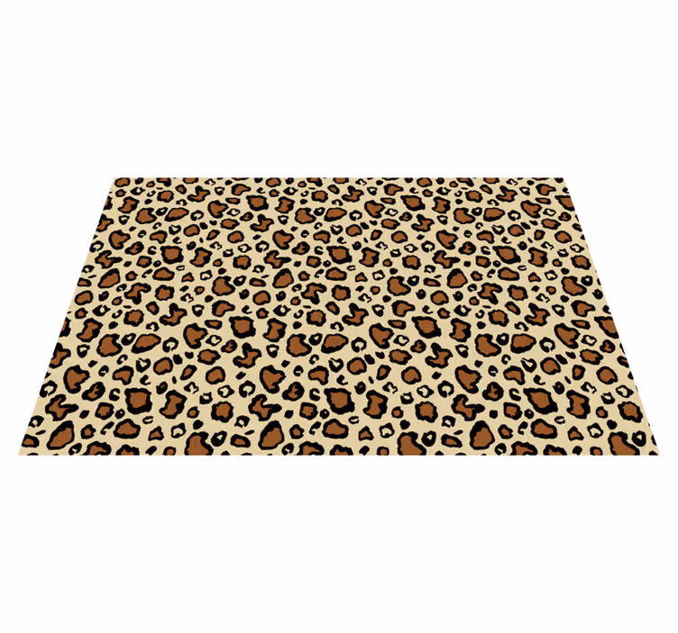 Individual mesa patrón estampado de leopardo - TenVinilo