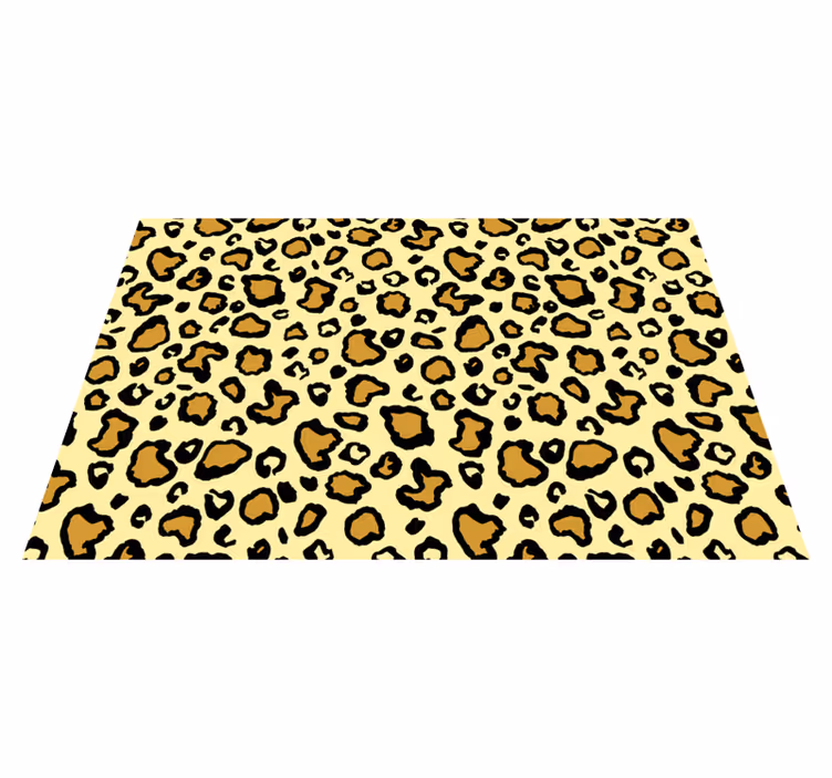 Individual mesa original motivo de piel de leopardo - TenVinilo