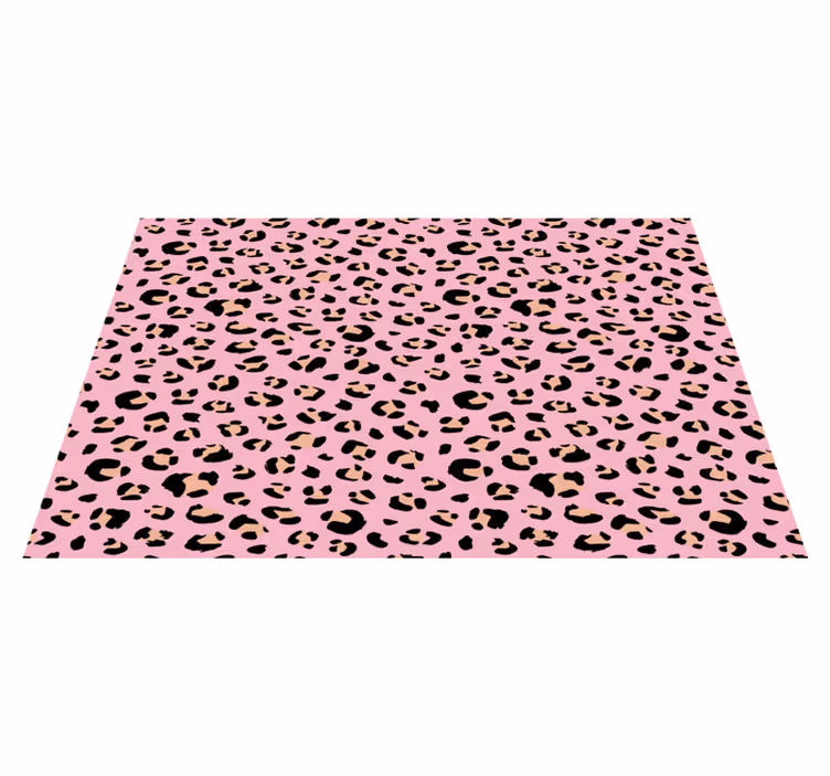 Individual mesa original estilo estampado de leopardo - TenVinilo
