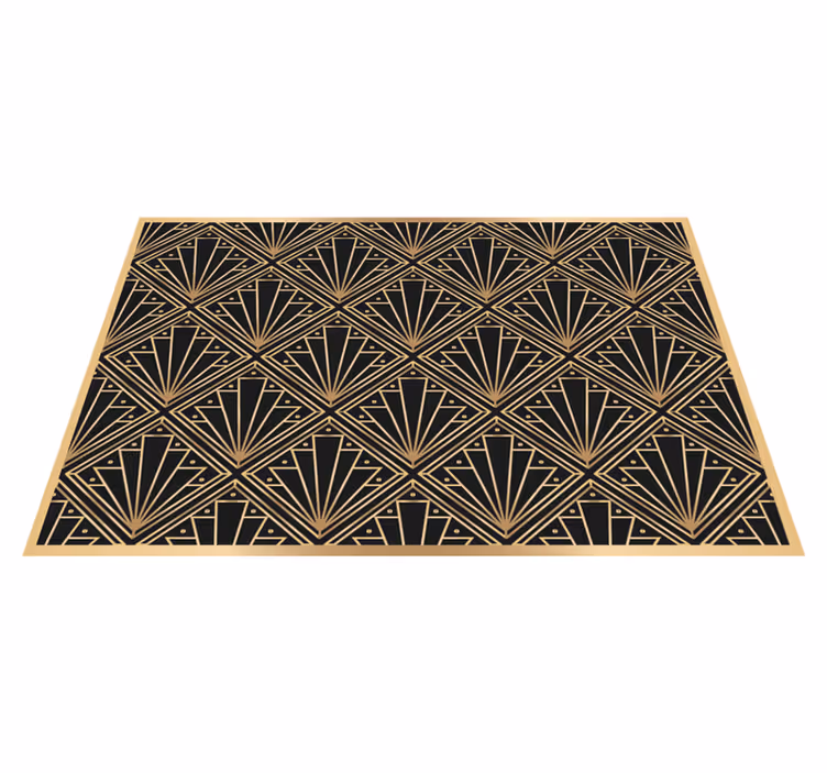 Individual mesa patrón estilo art deco - TenVinilo