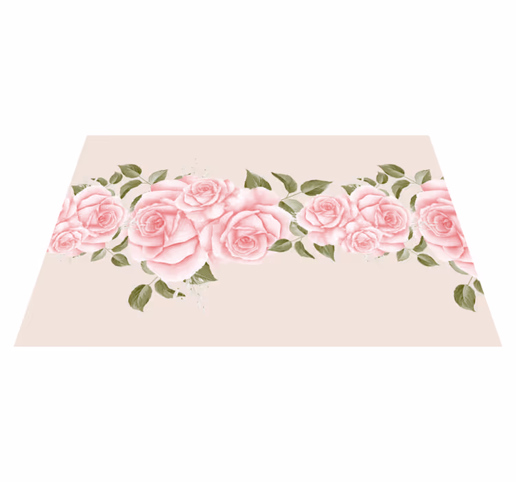 Individual mesa original arreglo de rosas elegante - TenVinilo