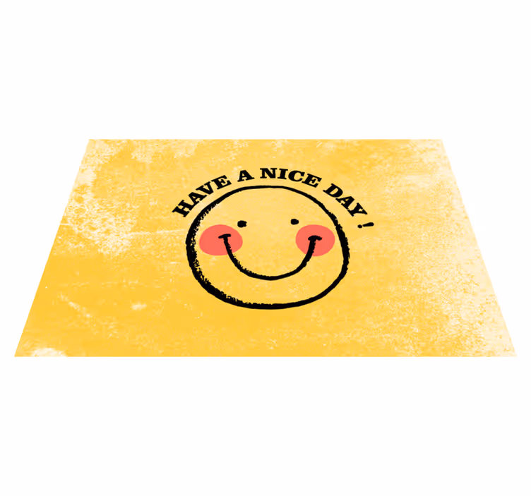 Individual mesa frases cara sonriente - TenVinilo