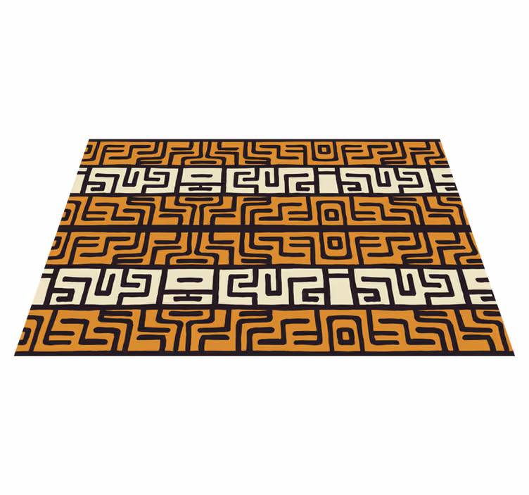 Individual mesa patrón superficie con diseño abstracto - TenVinilo