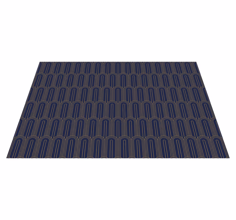 Individual mesa moderno líneas arqueadas elegantes - TenVinilo