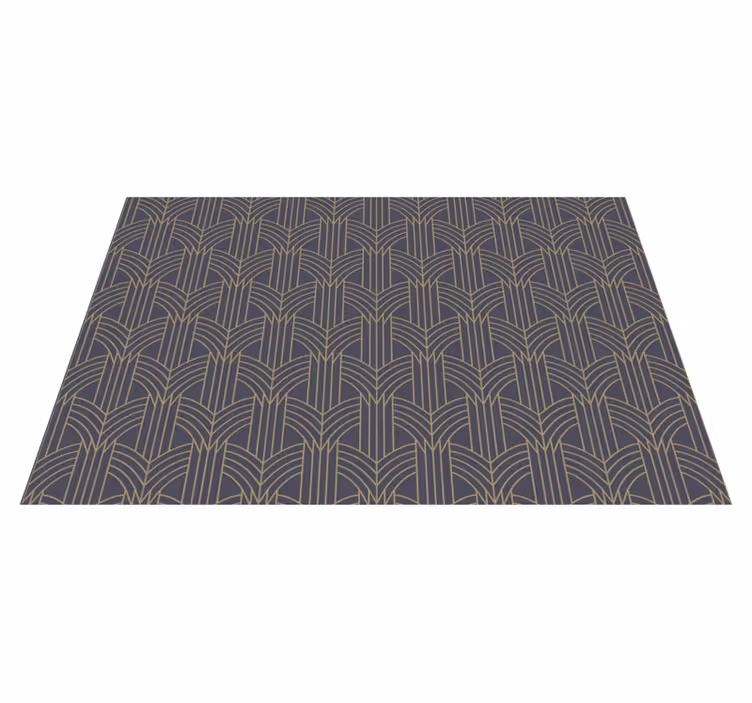Individual mesa patrón elemento geométrico elegante - TenVinilo