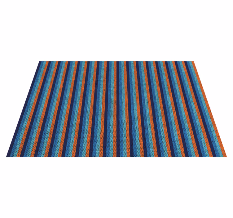 Individual mesa patrón rayas vibrantes - TenVinilo