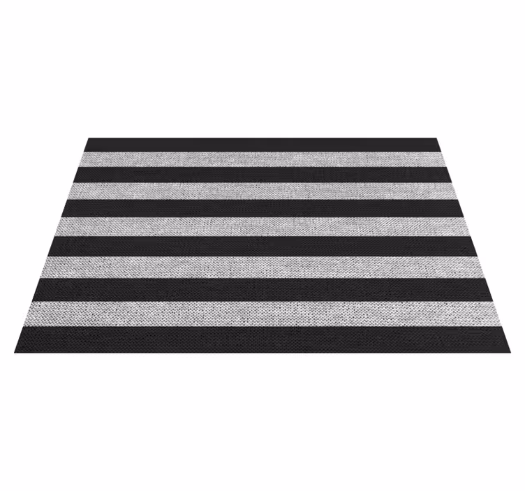 Individual mesa moderno alfombrilla de cocina rayas - TenVinilo