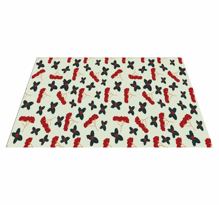 Individual mesa navideño elementos de berries - TenVinilo