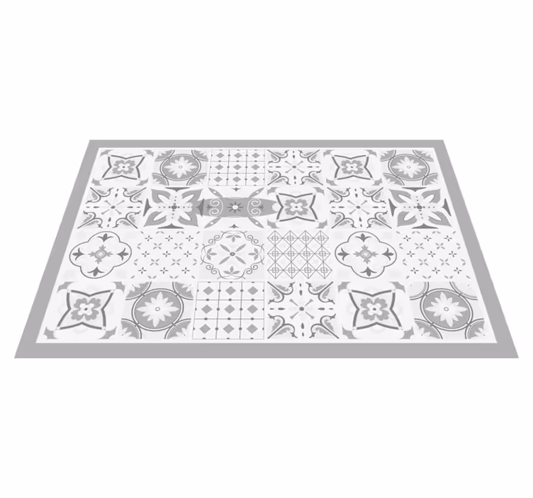 Individual mesa patrón elegantes patrones monocromáticos - TenVinilo