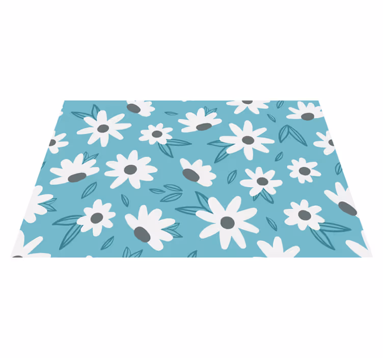 Individual mesa original cubierta de mesa floral - TenVinilo