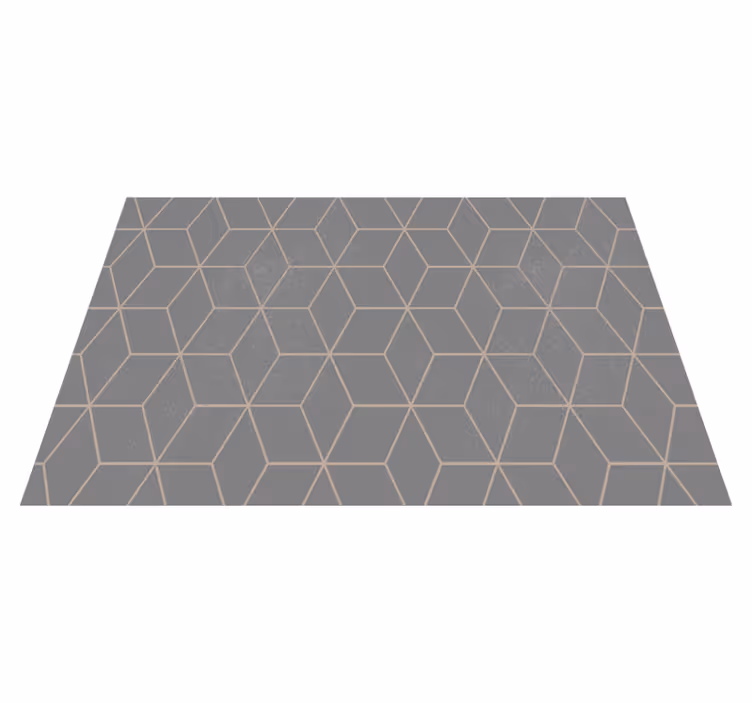 Individual mesa patrón superficie hexagonal - TenVinilo