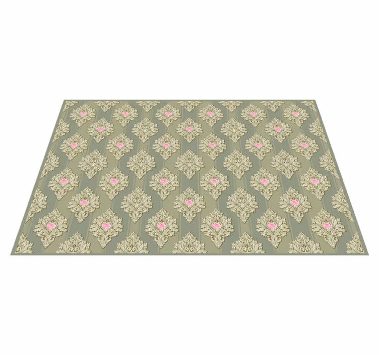 Individual de mesa elegante motivo floral gracia - TenVinilo