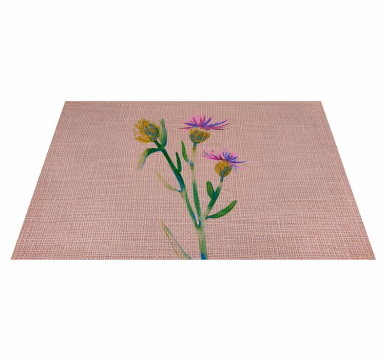 Mantel individual elegante tejido de Cardo - TenVinilo