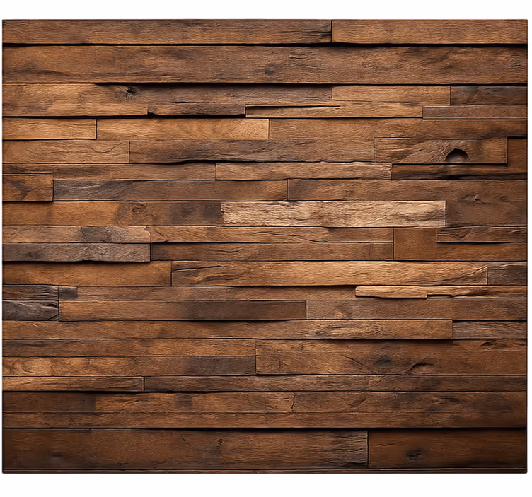 Mural para salón madera de madera - TenVinilo