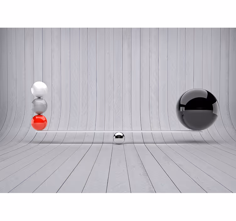 Fotomural 3D equilibrios - TenVinilo