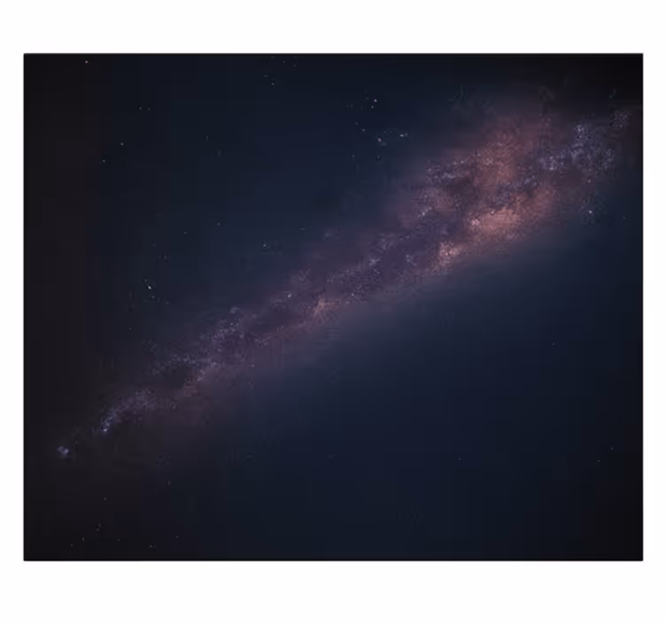 Mural juvenil galaxia con estrellas - TenVinilo
