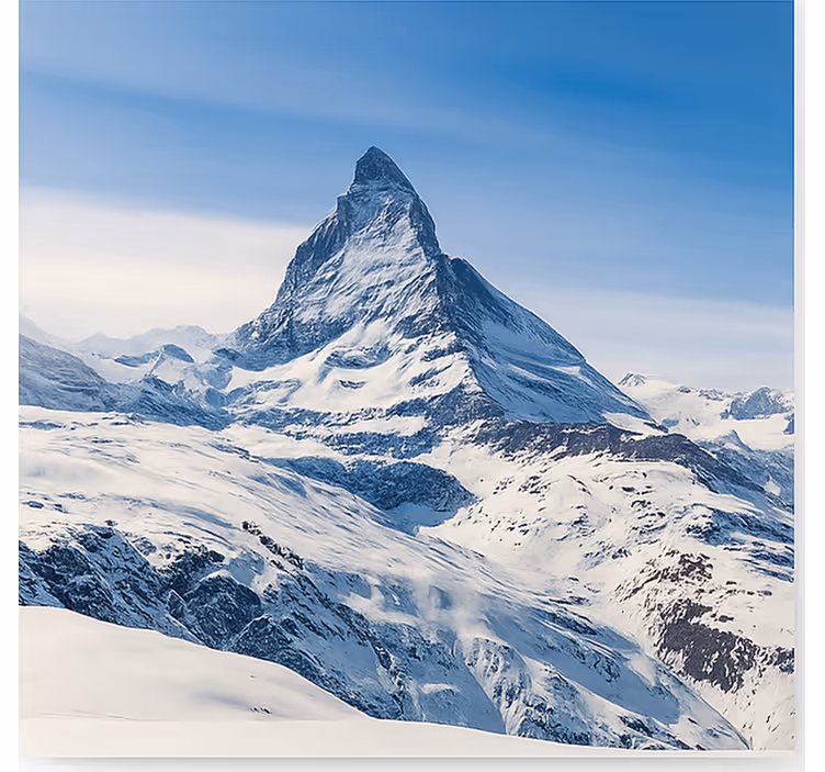 Mural de montañas matterhorn, suiza - TenVinilo