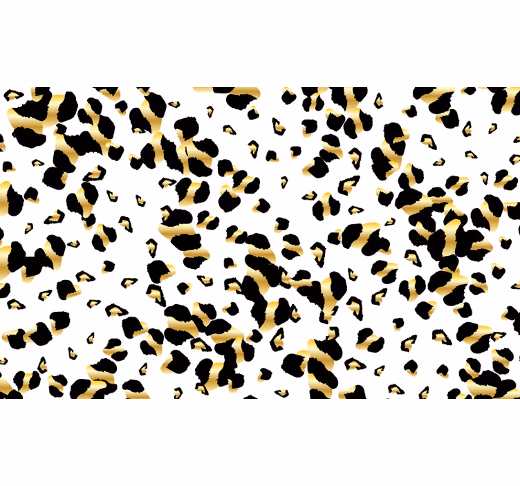 Mural africano diseño de piel de animal de leopardo - TenVinilo