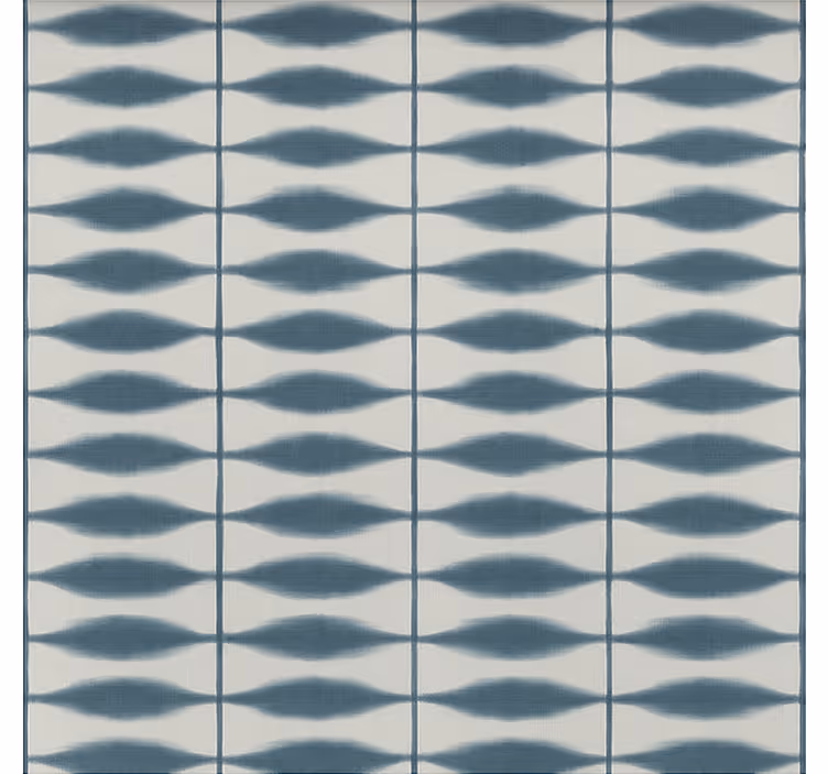 Mural baño shibori de denim - TenVinilo