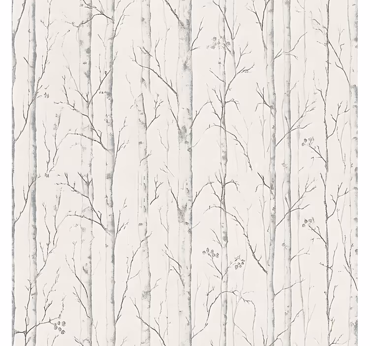 Papel mural beige motivo abeto sueco - TenVinilo