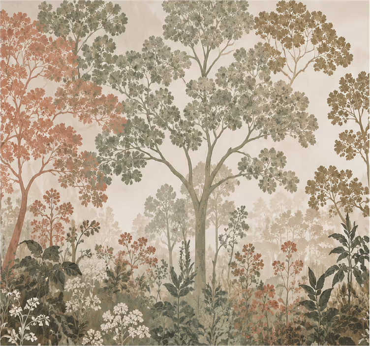 Mural de bosque naturaleza - TenVinilo