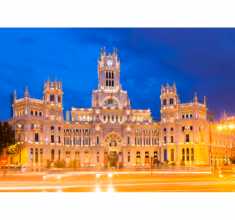 Fotomural de ciudad Madrid Palacio Cibeles - TenVinilo