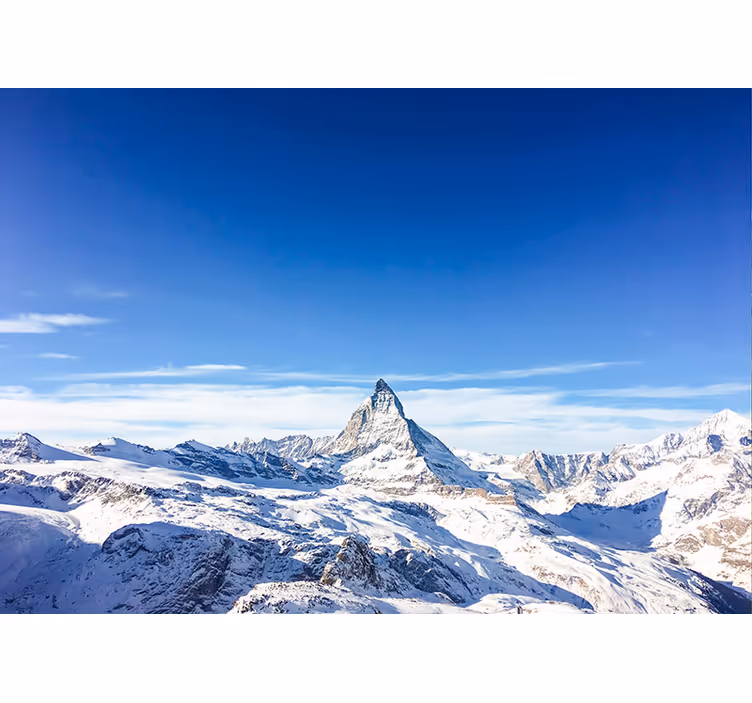 Fotomural paisaje montañas de Matterhorn - TenVinilo