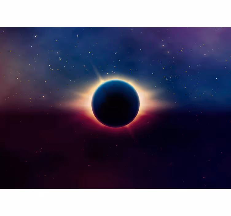 Mural del espacio presencia de eclipse - TenVinilo